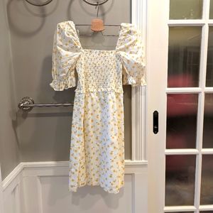 Petite Studio Yellow Floral Dress